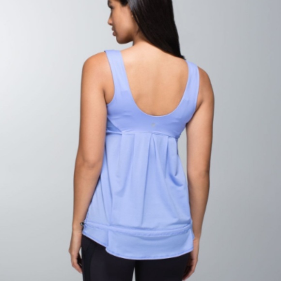 Lululemon Lullaby Blue Elevate Athletic Tank - Picture 2 of 8